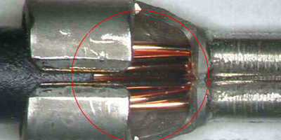 外皮壓接不足圖片案例展示 外皮壓接不足圖片案例展示