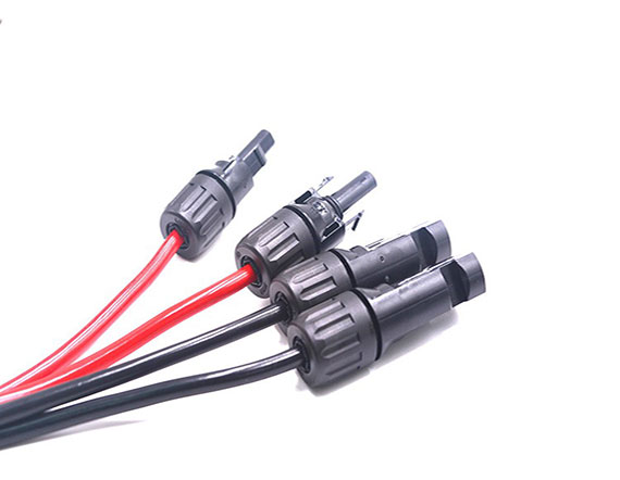 新能源儲(chǔ)能線束50A灰色插頭 MC4光伏連接器 新能源儲(chǔ)能線束50A灰色插頭 MC4光伏連接器