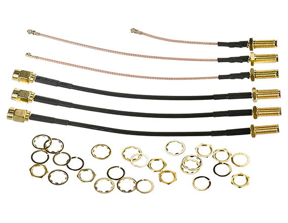 定制射頻同軸線組件 SMA 直式母頭 接 RGB178 電纜