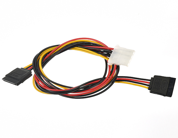 大四P公母對接線 電腦主機內部連接線 SATA風扇散熱器端子線